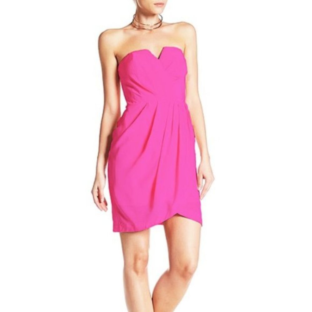 Yumi Kim Date Night hot pink dress, small